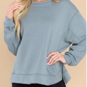 Simple Solutions Dusty Blue Top